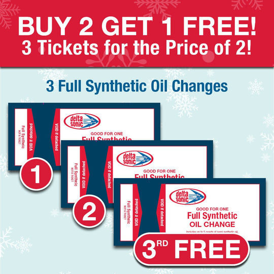 3 Full Synthetic Oil Changes