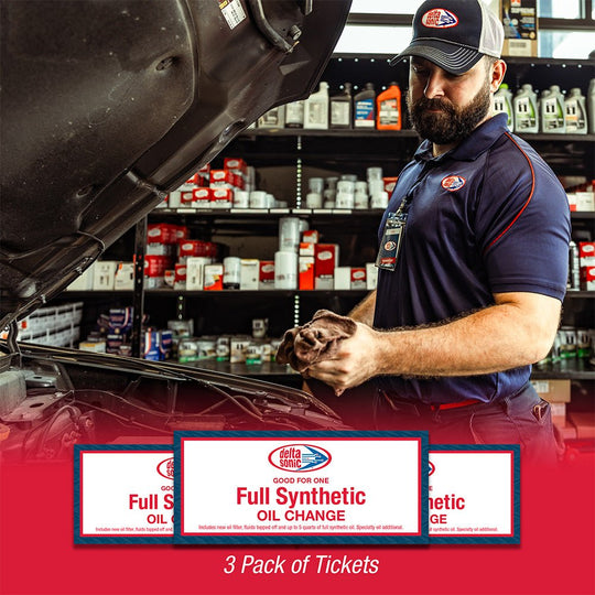 3 Full Synthetic Oil Changes