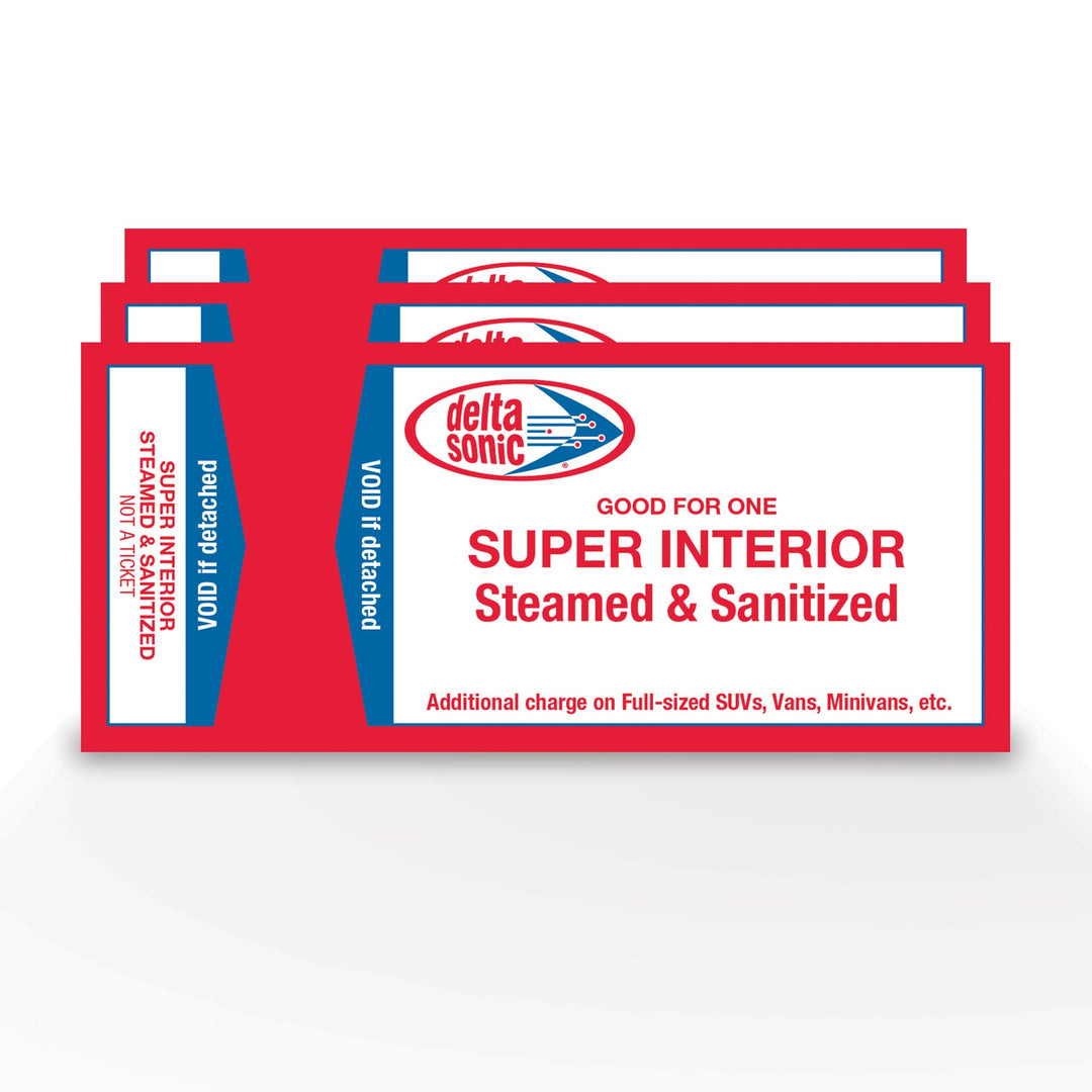 3 Super Interior Cleaning tickets