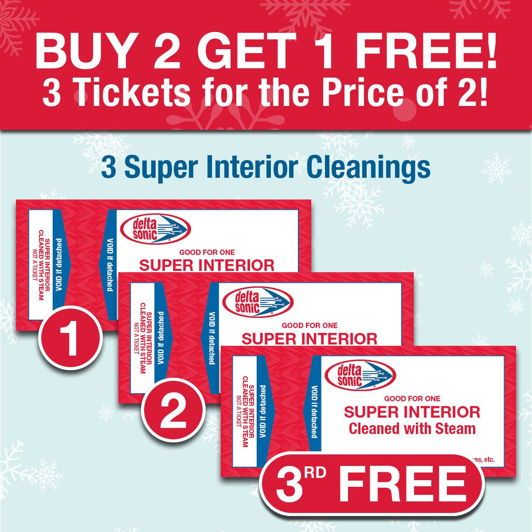 3 pack of Super Kiss Plus Car Washes