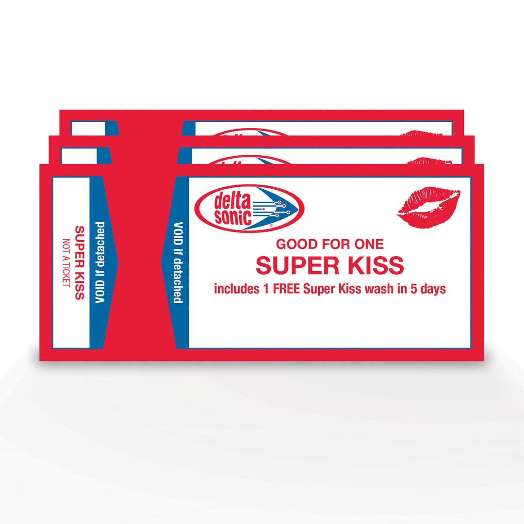3 pack of Super Kiss Car Washes