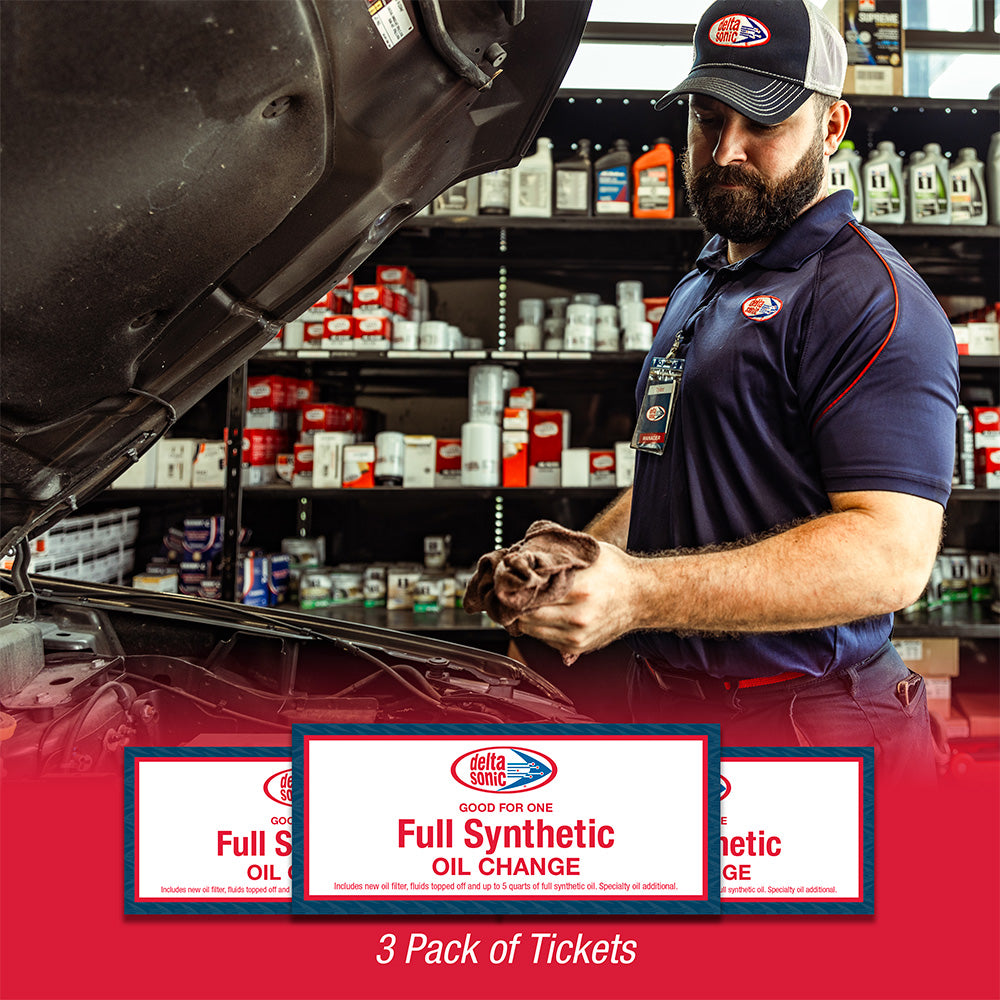3 Full Synthetic Oil Changes