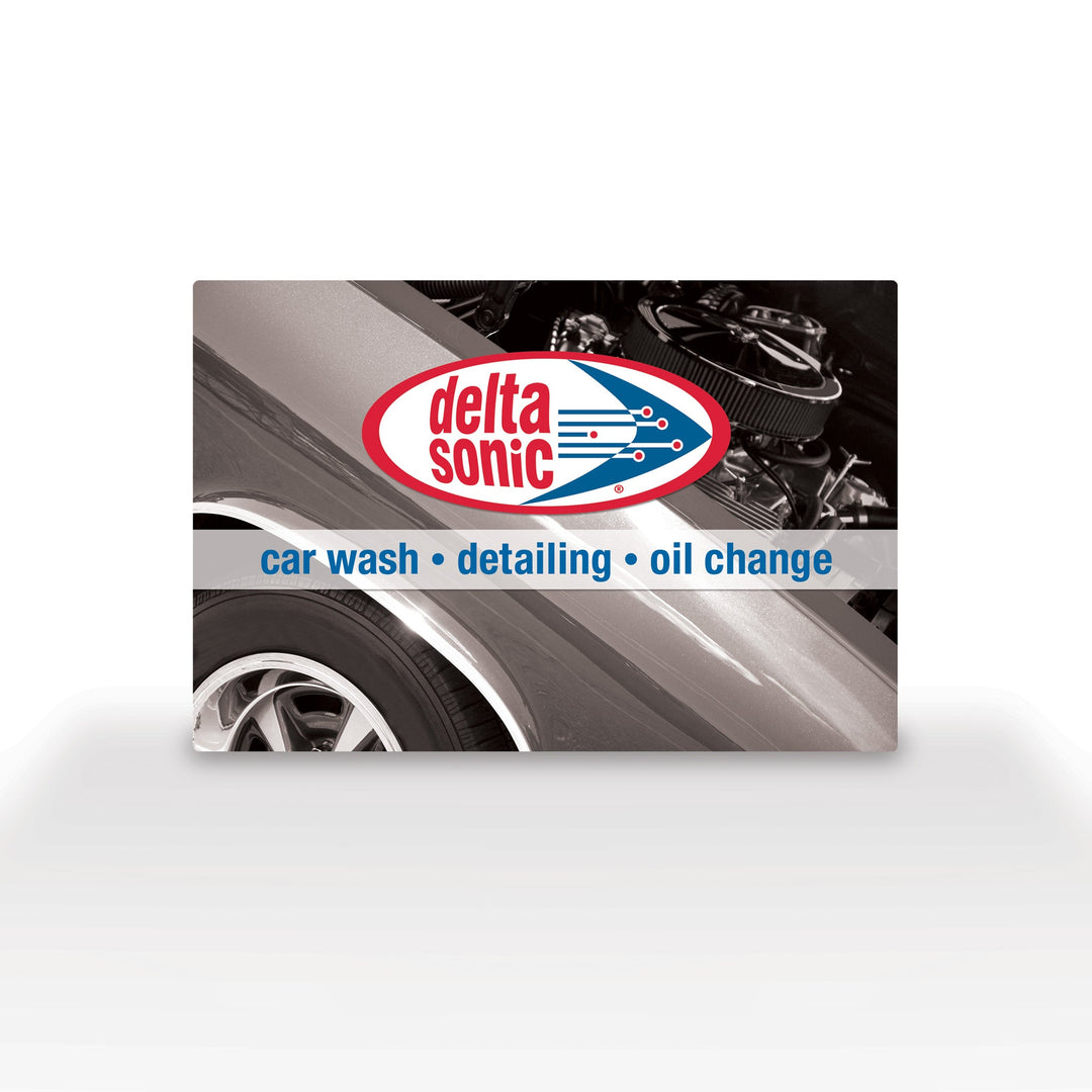 Image of Delta Sonic gift card.