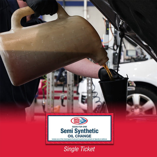 Semi-Synthetic Oil Change