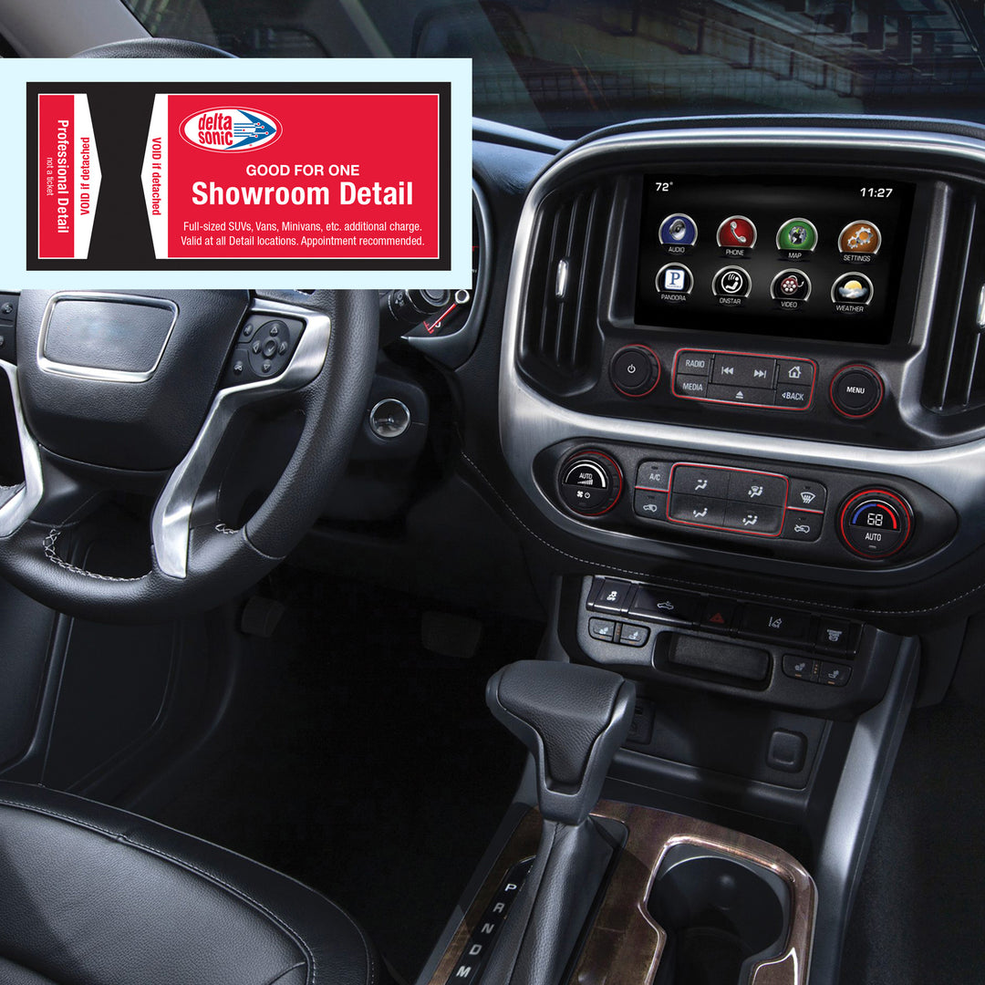 Image of car after receiving Delta Sonic's Showroom Detail service